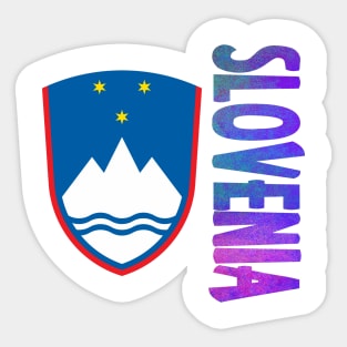 Slovenia Coat of Arms Design Sticker